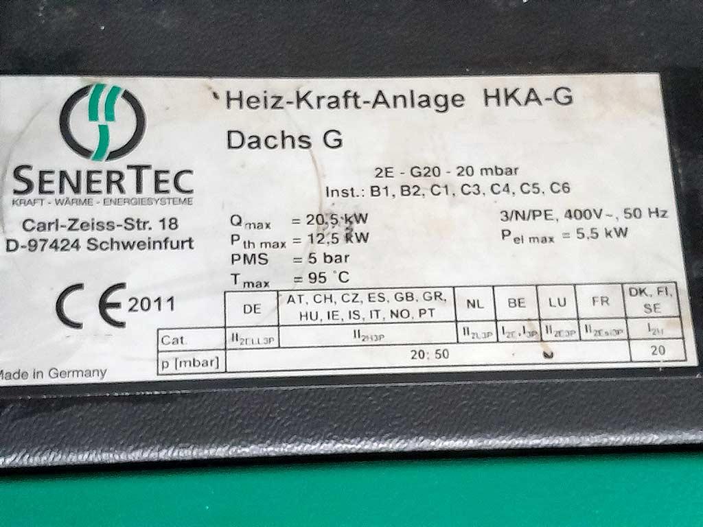 Combined Heat and Power Plant Senertec Dachs G 5.5 - Thumbnail 4