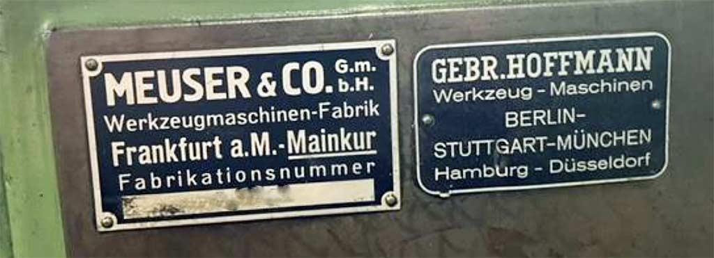 Lathe Meuser & Co M IV S - Thumbnail 8