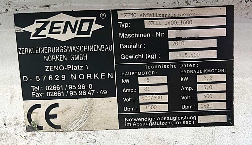 Shredder Zeno ZTLL 1400x1600 - Thumbnail 4