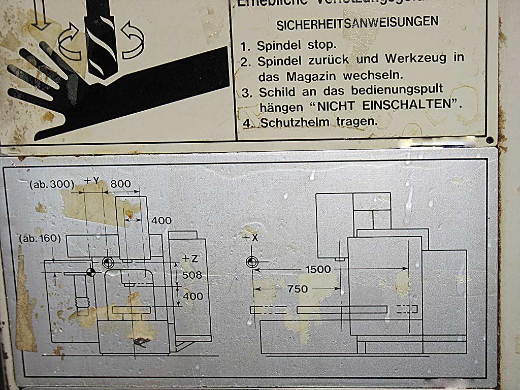 CNC Machining Center Yamazaki Mazak AJV-35/60 - Thumbnail 4