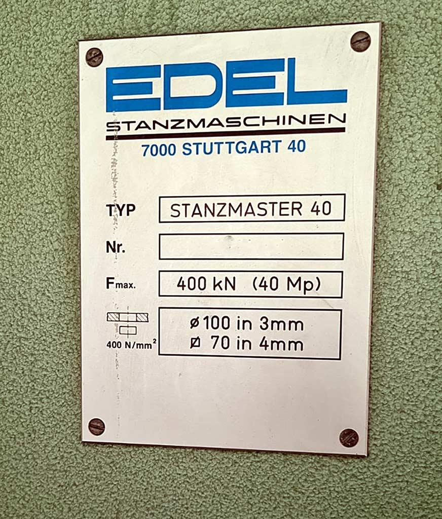 Punch Press Edel Stanzmaster 40 - Thumbnail 2