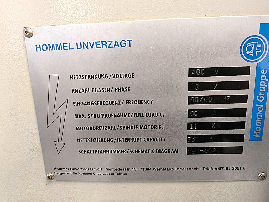 CNC Machining Center Hommel Unverzagt UVA 725 Plus - Thumbnail 6