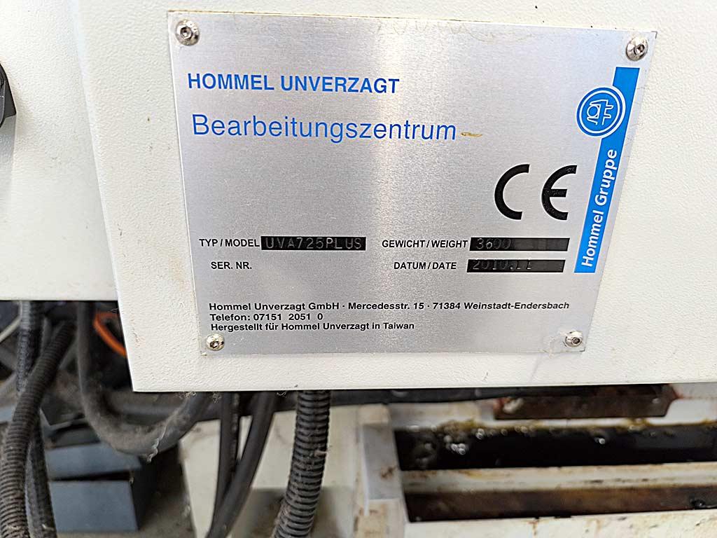 CNC Machining Center Hommel Unverzagt UVA 725 Plus - Thumbnail 7