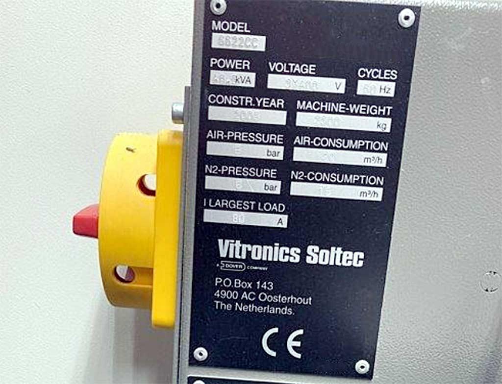 Wave Soldering System Vitronics Soltec Delta Wave 6622CC - Thumbnail 2