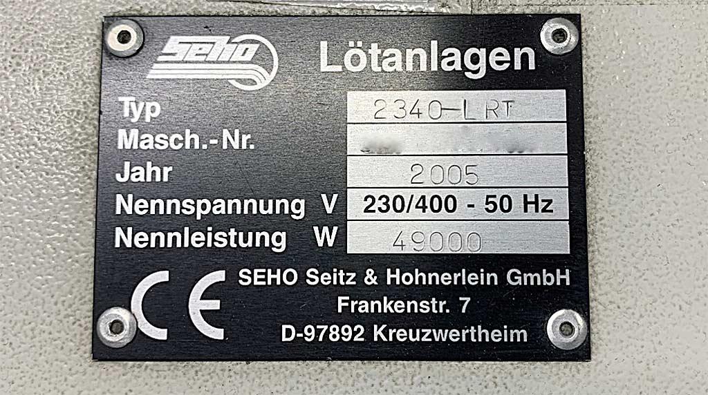 Wave Soldering System Seho 2340-LRT - Thumbnail 8