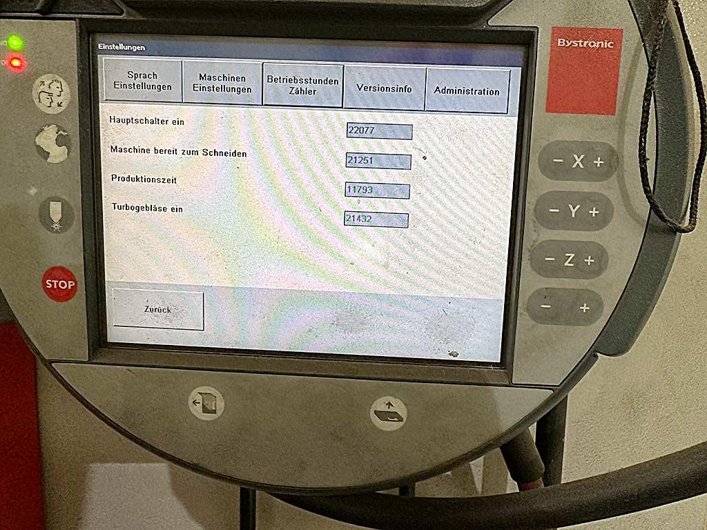 Laser Cutting Machine Bystronic ByVention 2,2kW - Thumbnail 6