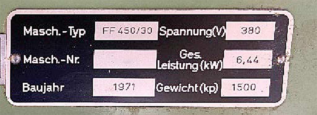 Surface Grinding Machine Aba FF450/30 - Thumbnail 5
