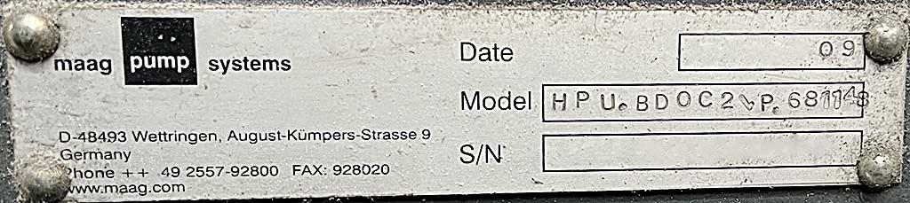 Screen Changer Maag FSC 160 - Thumbnail 7