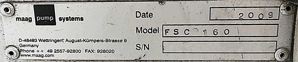 Screen Changer Maag FSC 160 - Thumbnail 8