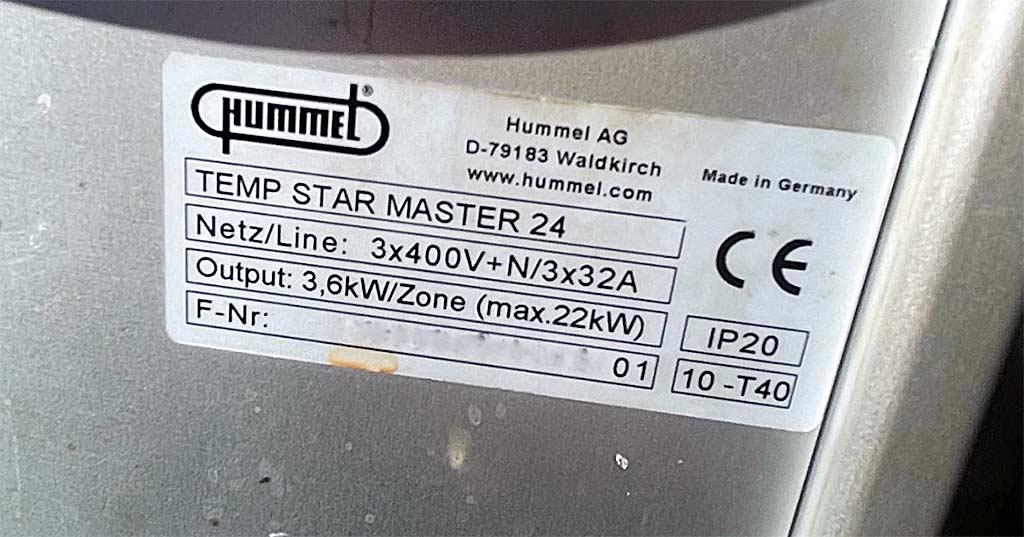 Hot Runner Controller Hummel Temp Star Master 24 - Thumbnail 5
