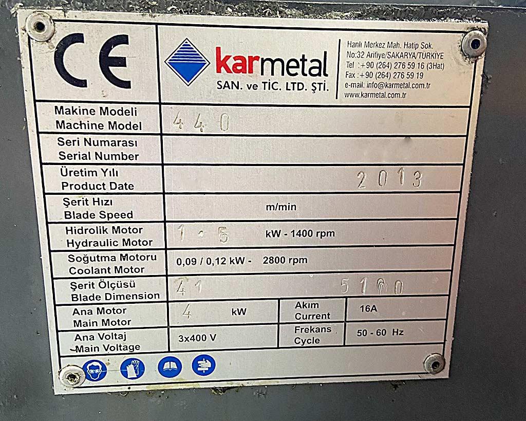 CNC Band Saw Karmetal 440 WOS M2 - Thumbnail 8