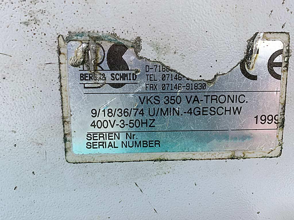 CNC Circular Saw Berg & Schmid VKS 350 - Thumbnail 8