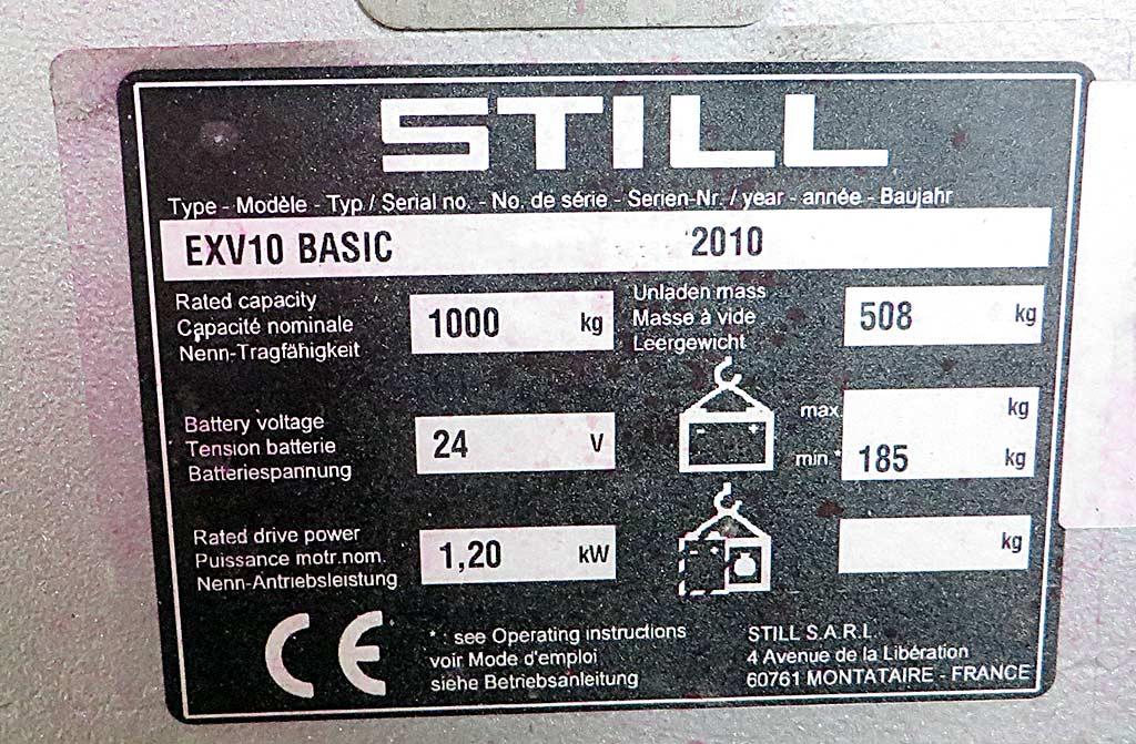 Lift Truck Still EXV 10 Basic - Thumbnail 4