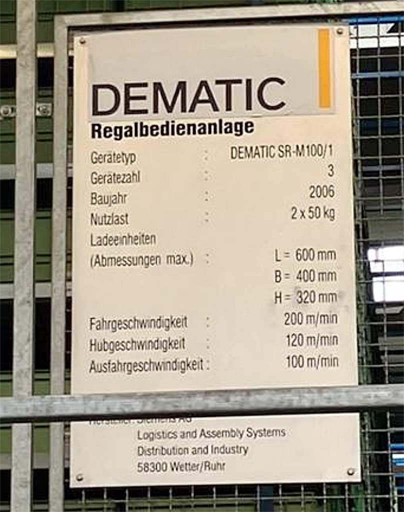 Automated Small Parts Storage System Siemens Dematic SR-M100 - Thumbnail 6