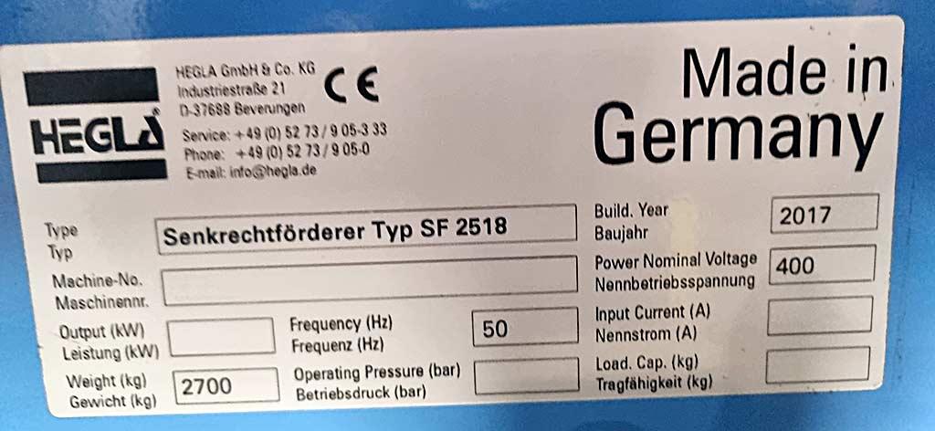 Glass Conveyor Machine Hegla SF 2518 - Thumbnail 3