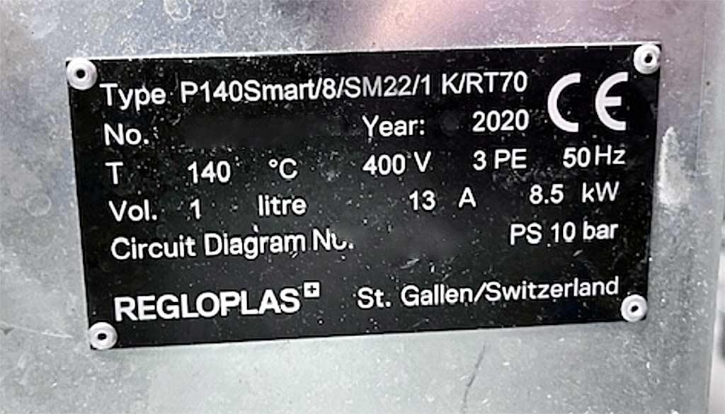 Temperature Control Device Regloplas P140Smart/90Smart - Thumbnail 5