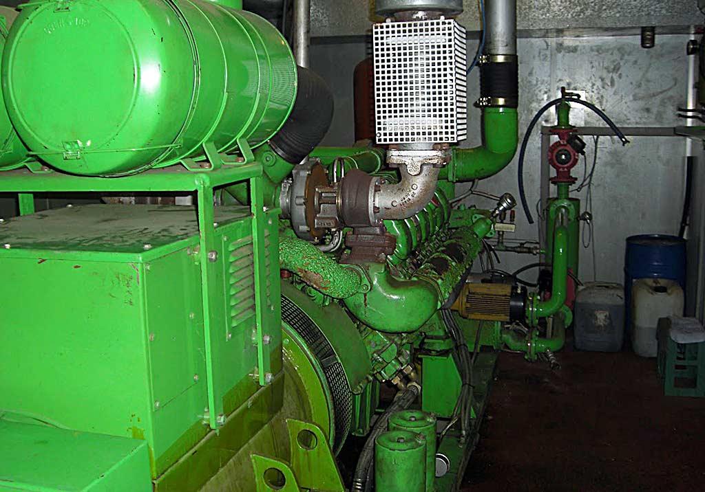 Combined Heat and Power Plant Man/daimler Benz/krauter 12 Zylinder/8 Zylinder - Thumbnail 2
