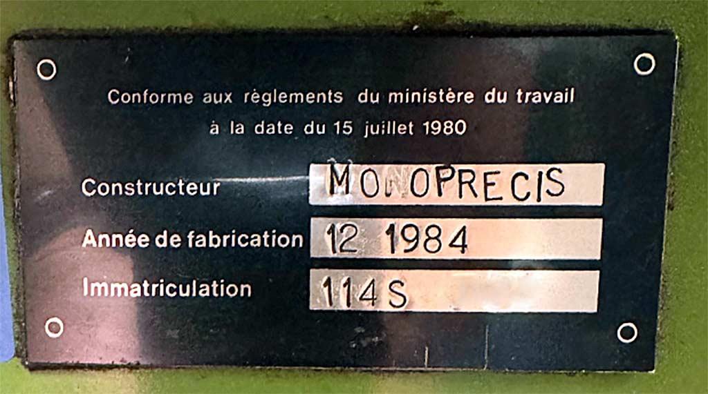 Surface Grinding Machine Monoprecis 114S - Thumbnail 2