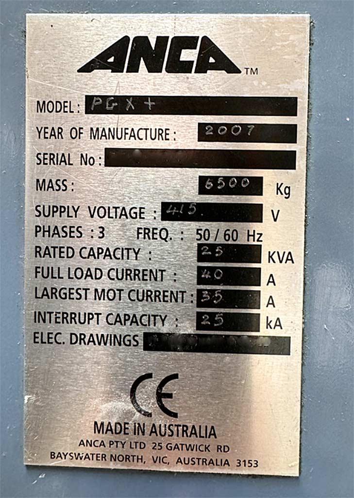 CNC Punch Grinding Machine Anca PGX+ - Thumbnail 4