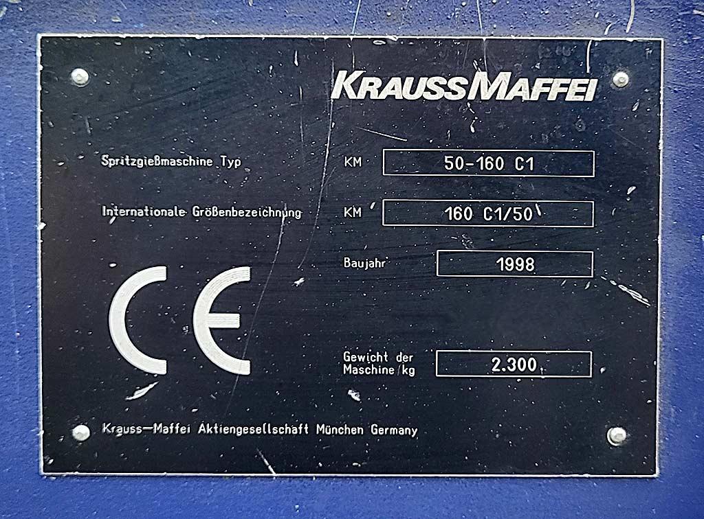 Injection Moulding Machine Krauss Maffei 50-160 C1 - Thumbnail 7