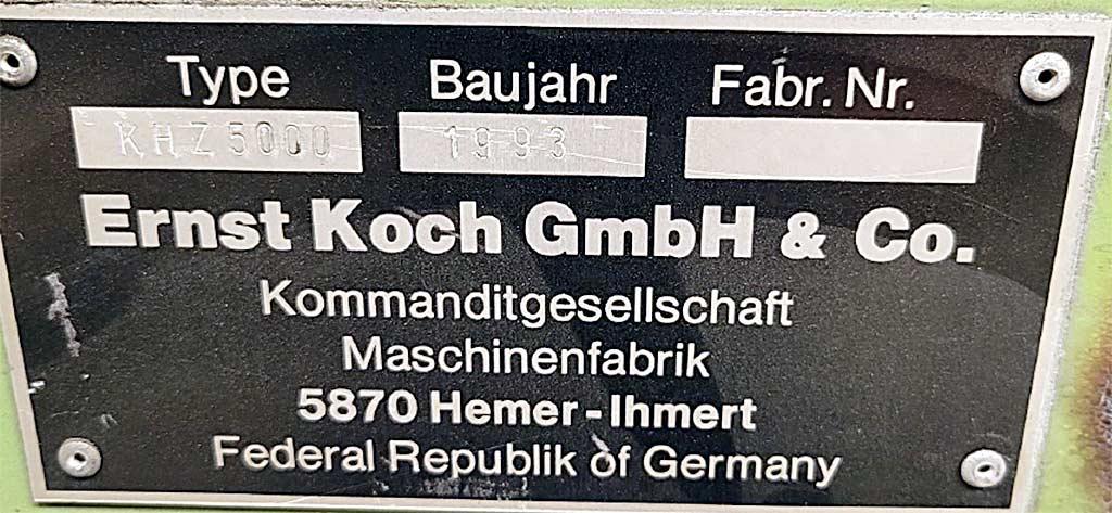 Wire Drawing Plant Koch KHZ 5000 - Thumbnail 8