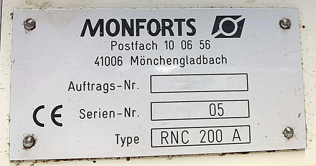 CNC Lathe Monforts RNC 200 A - Thumbnail 8