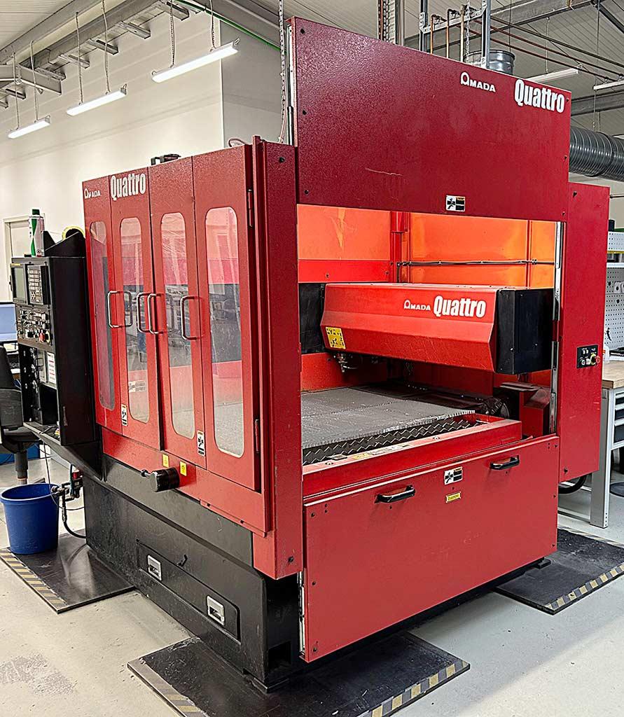 CNC Laser Cutting Machine Amada Quattro 1kW - Thumbnail 3