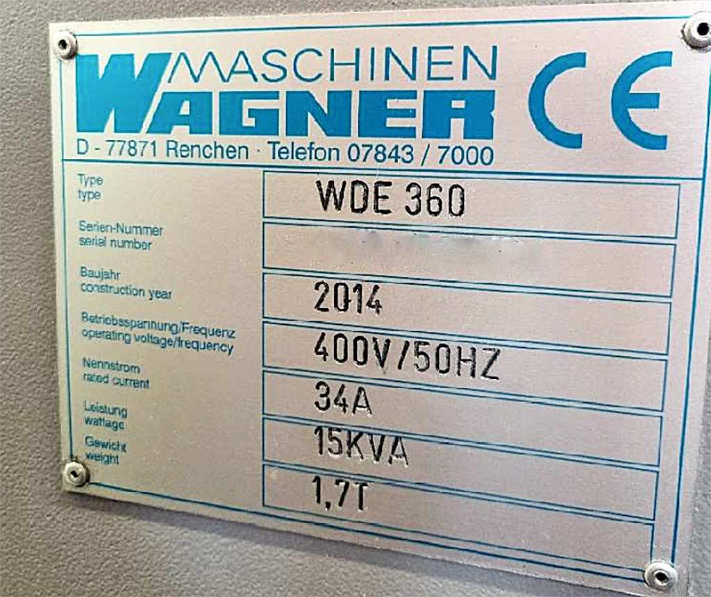 CNC Cycle Lathe Wagner WDE 360 - Thumbnail 7