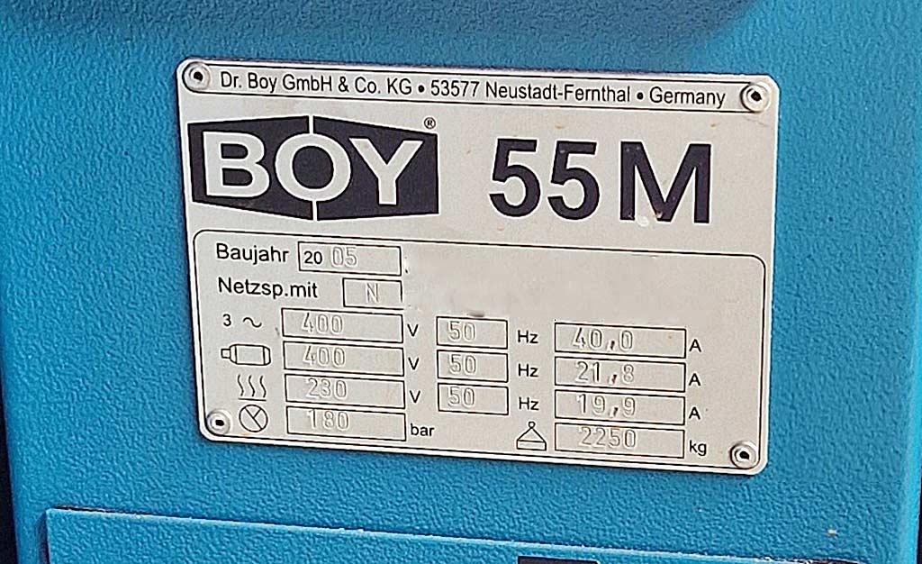 Injection Moulding Machine Boy 55M - Thumbnail 4