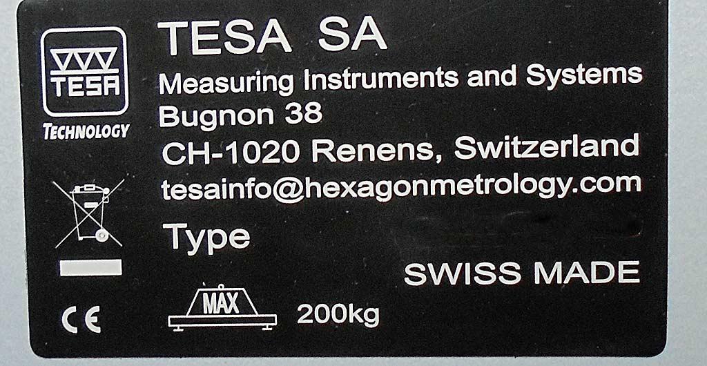 CNC Coordinate Measuring Machine Tesa MH3D DCC - Thumbnail 4