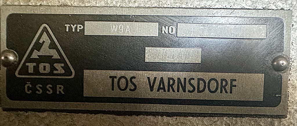Horizontal Drilling Machine Tos Varnsdorf W9A - Thumbnail 8