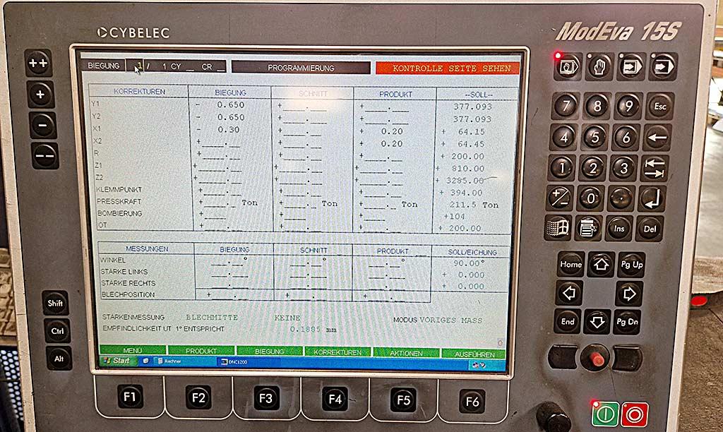 CNC Press Brake Weinbrenner GP320/4050 - Thumbnail 5