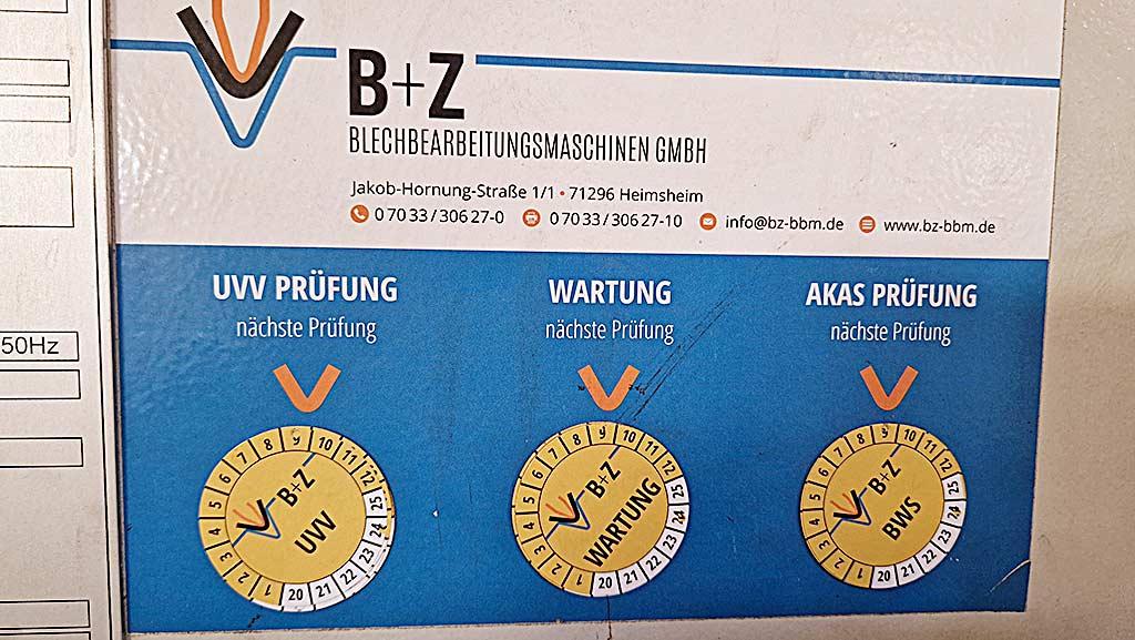 CNC Press Brake Weinbrenner GP320/4050 - Thumbnail 6