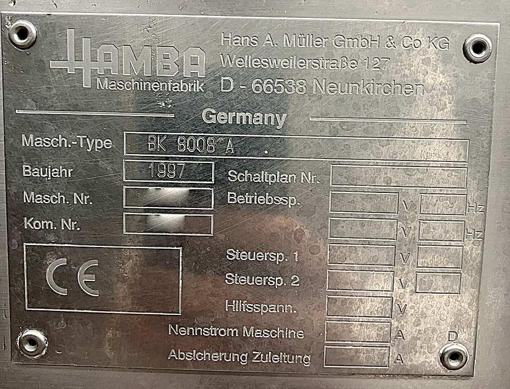 Cup Filling Machine Hamba BK 8008 A - Thumbnail 8