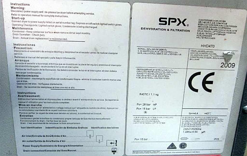 Refrigerant Dryer Spx/hankison/kaeser HHD470/AS 35 - Thumbnail 3