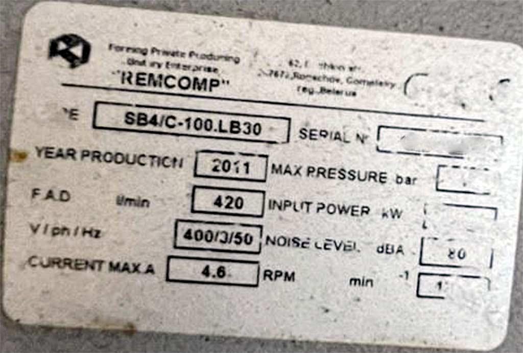 Compressor Remeza/haro BK7/Remcomp SB4/CLA 200 - Thumbnail 2