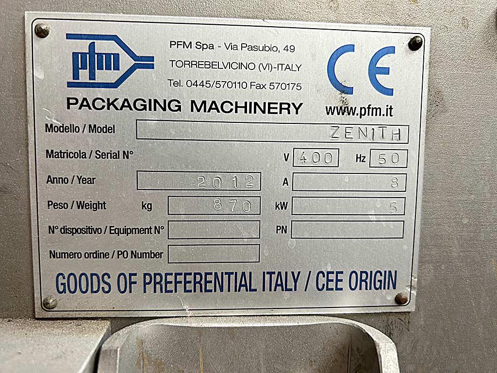 Bag Forming, Filling and Sealing Machine Pfm Zenith - Thumbnail 3