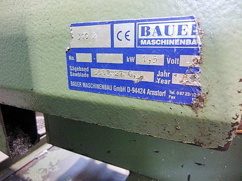 Horizontal Band Saw Bauer HS 300 A - Thumbnail 4