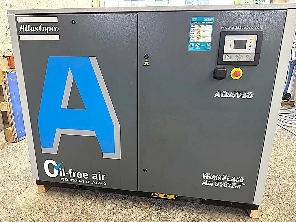 Screw Compressor Atlas Copco AQ30VSD - Image 1