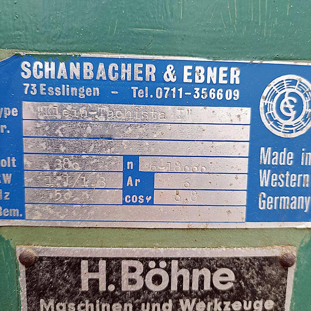 Milling Machine Johannsen/bfm/böhme/schanbacher/fleckstein T8E/30 - Thumbnail 4