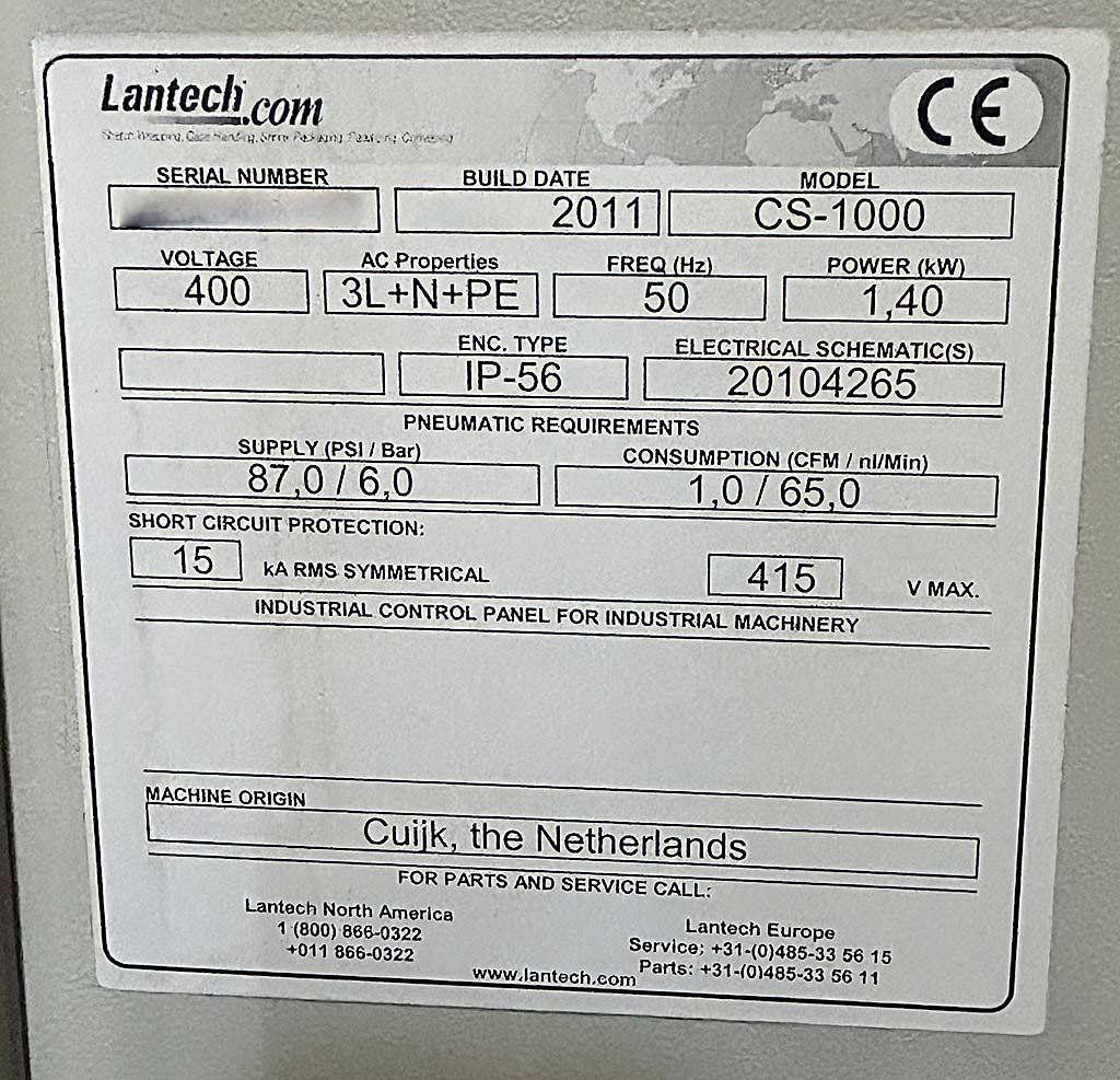 Carton Sealer Lantech CS-1000 - Thumbnail 6