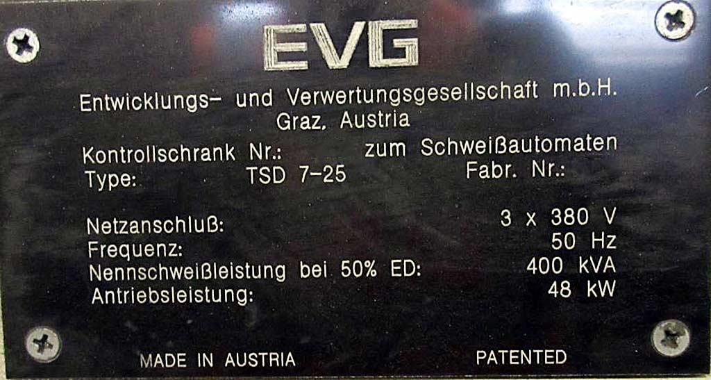 Mesh Welding System Evg TSD 7-25 - Thumbnail 8