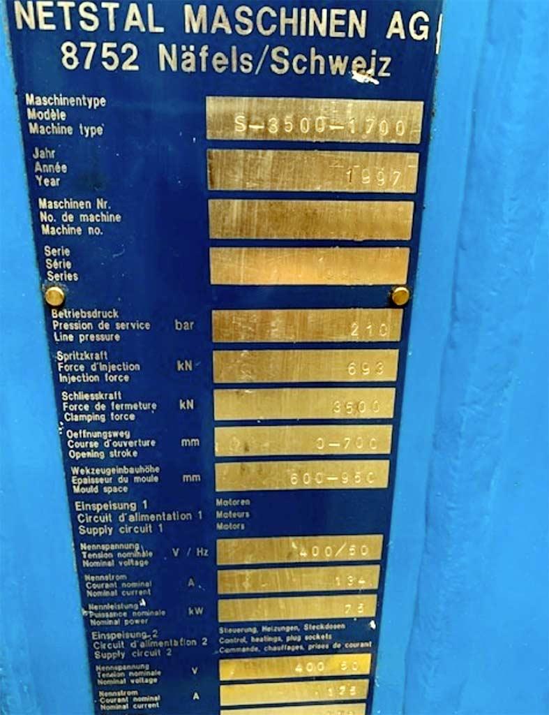 Injection Moulding Machine Netstal Synergy S-3500-1700 - Thumbnail 4