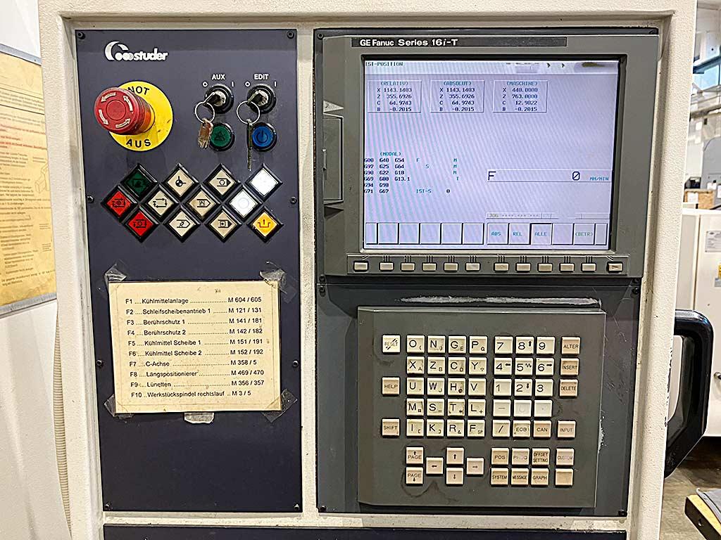 CNC External Cylindrical Grinding Machine Studer S31 CNC - Thumbnail 7