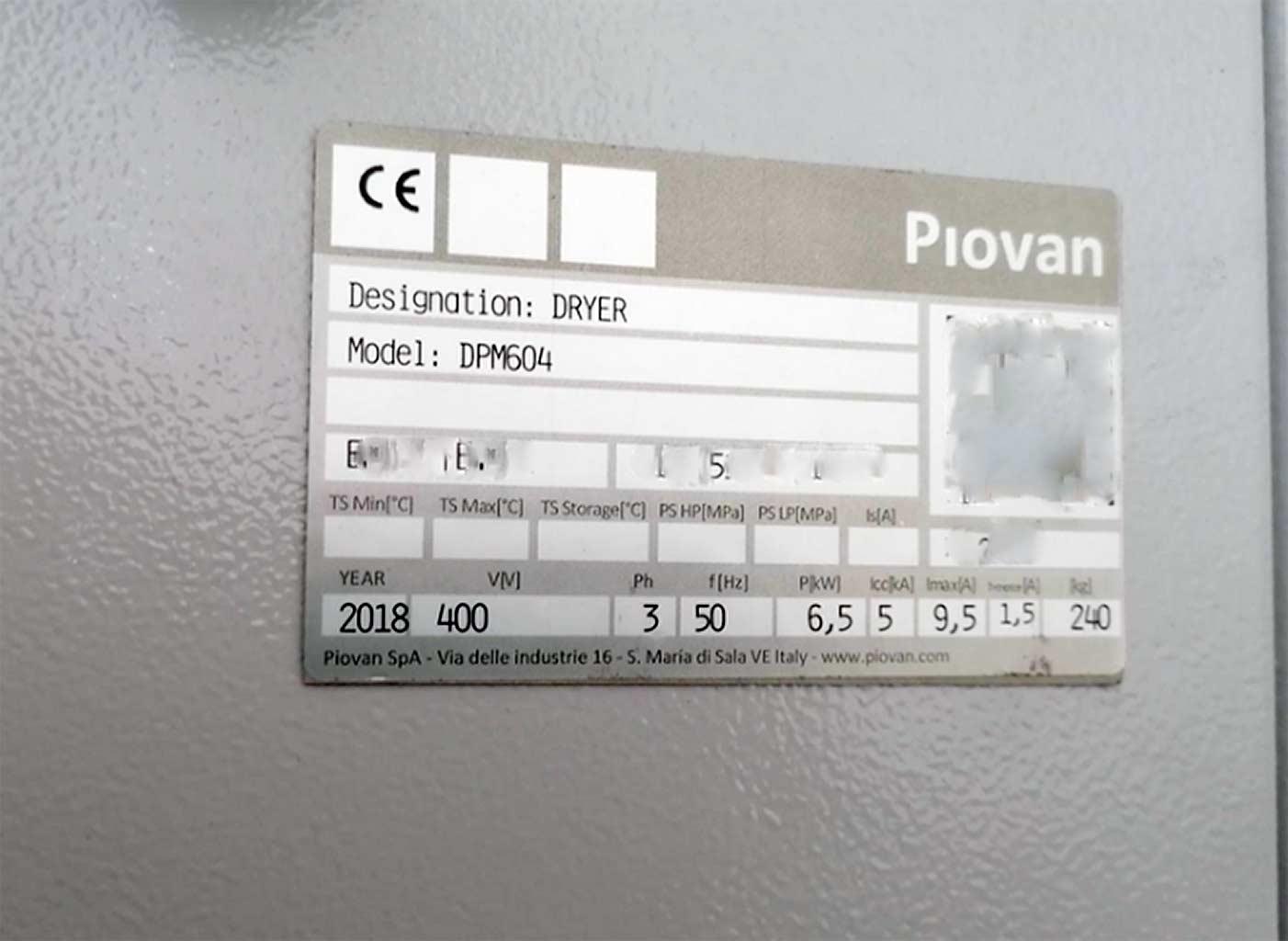 Dry Air Generator Piovan DPM604 - Thumbnail 2