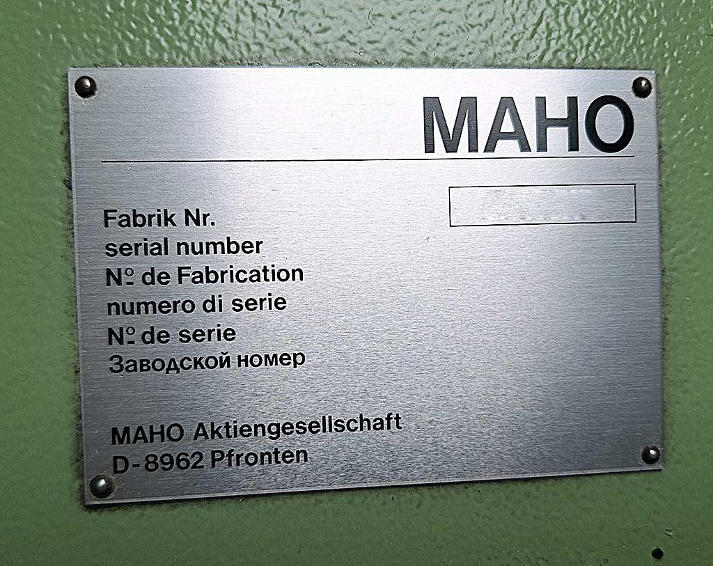 CNC Milling Machine Maho MH 600E - Thumbnail 4