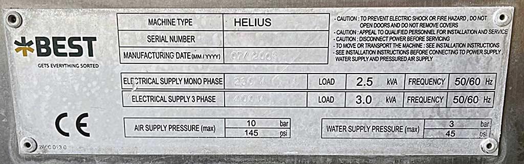 Laser Sorter Best HELIUS - Thumbnail 3