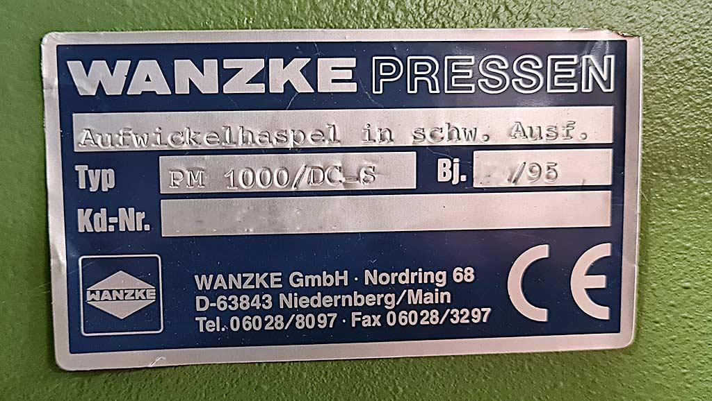 Recoiler Wanzke PM 1000/DC-S / PMS500-DC - Thumbnail 7