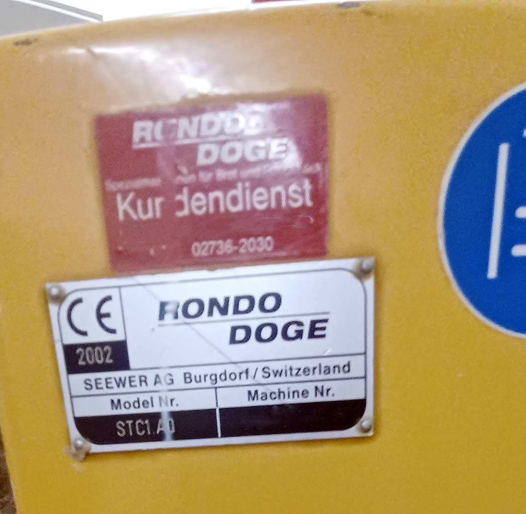 Dough Cutting and Weighing Machine Seewer/rondo Doge STC1 A0 - Thumbnail 2
