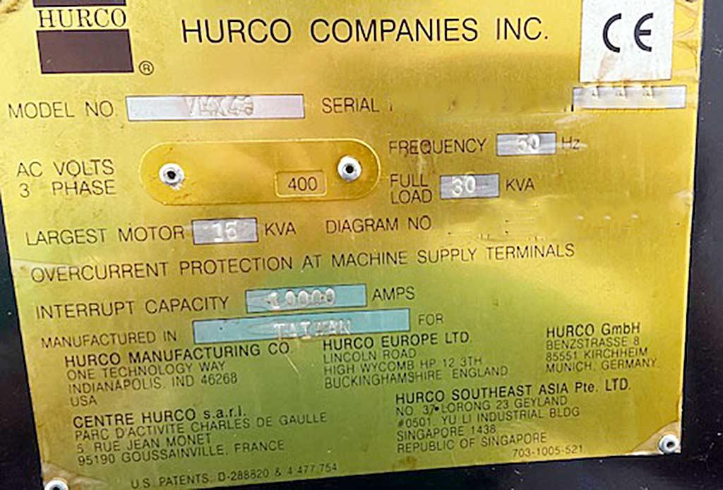 CNC Machining Center Hurco VMX 40 - Thumbnail 5